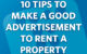 10 Tips to make a good advertisement to rent a property