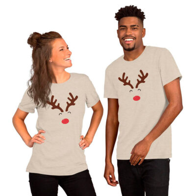 ilustración navidad rudolph camiseta browsercan
